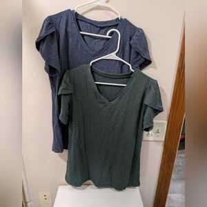 Set Of 2 Women's Large T-shirts
